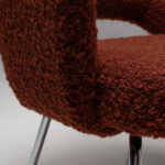 Model 71 Eetkamerstoel in Alpaca en Mohair Bouclé van Pierre Frey