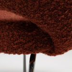 Model 71 Eetkamerstoel in Alpaca en Mohair Bouclé van Pierre Frey