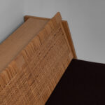 Model GE258 Oak and Cane Sofa Bed
